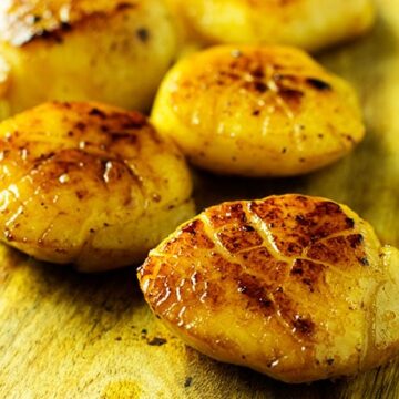 sous vide scallops