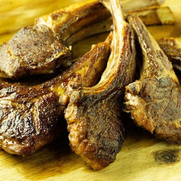 sous vide lamb chops