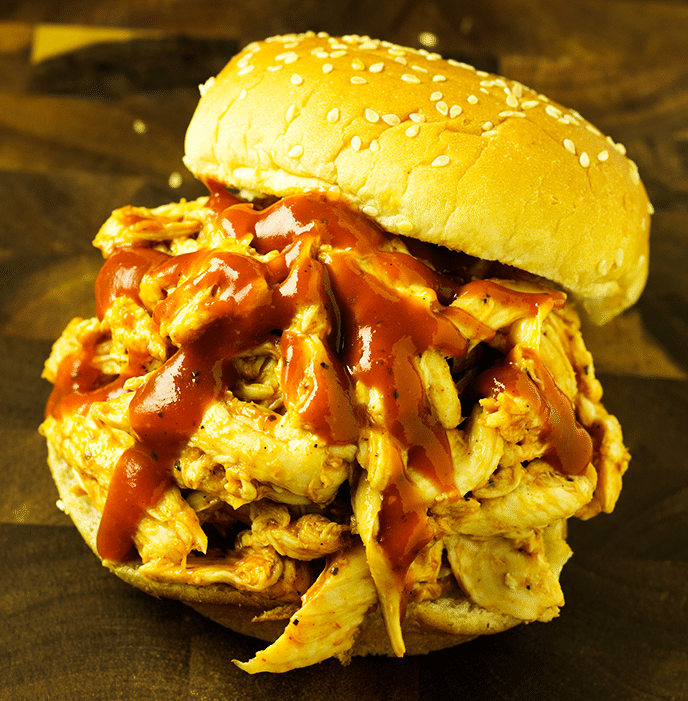 smoked pulled chicken