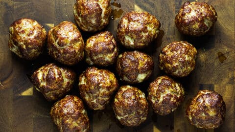 smoked meatballs