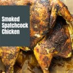smoked spatchcock chicken