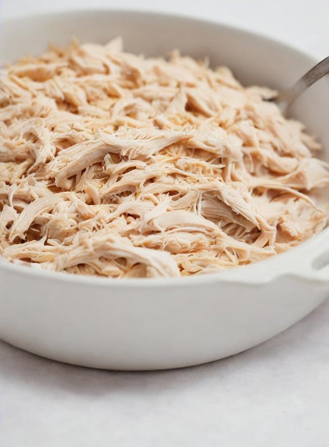 how to make shredded chicken in the oven