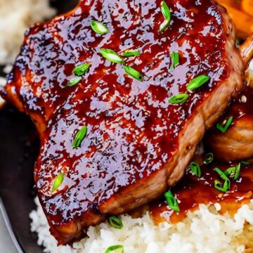hoisin glazed pork chops