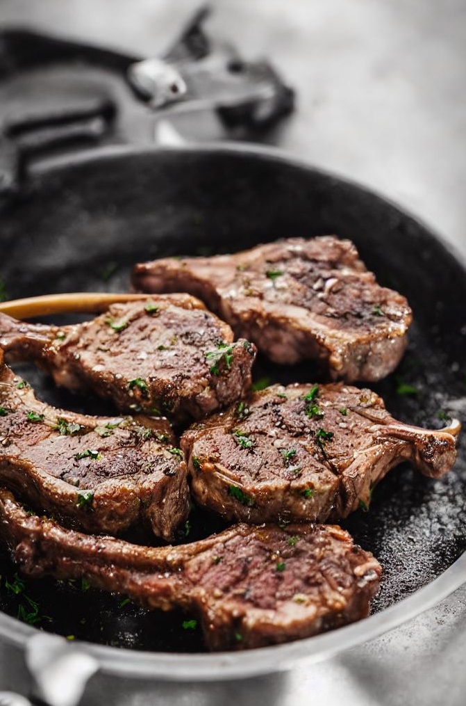 how to make minted lamb chops