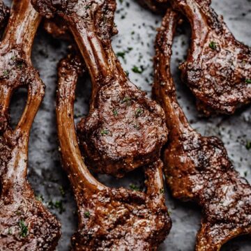 minted lamb chops