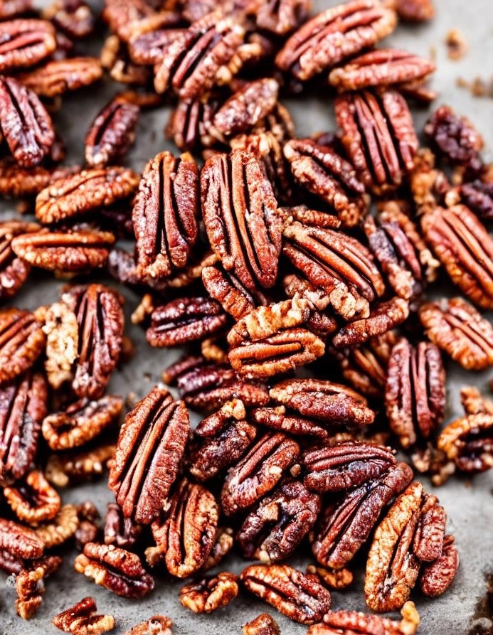 smoked candied pecans
