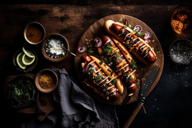 Traeger hot dogs