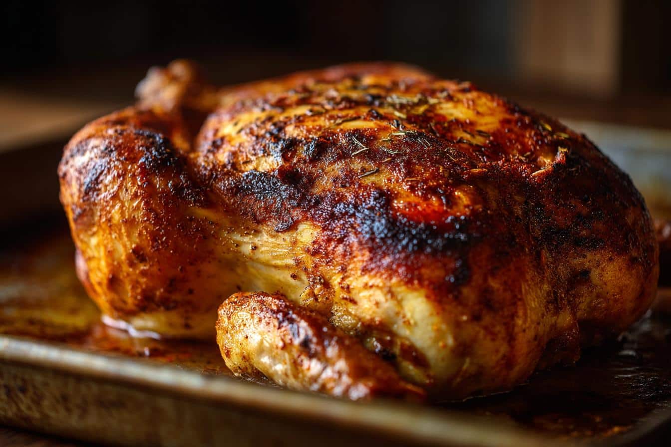 Smoked Whole Chicken-On Pellet Grill