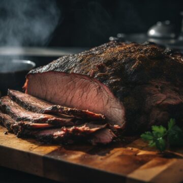 big green egg smoked brisket