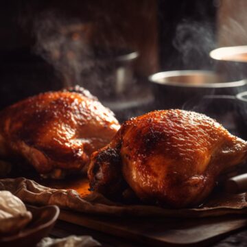 big green egg smoked chicken thighs