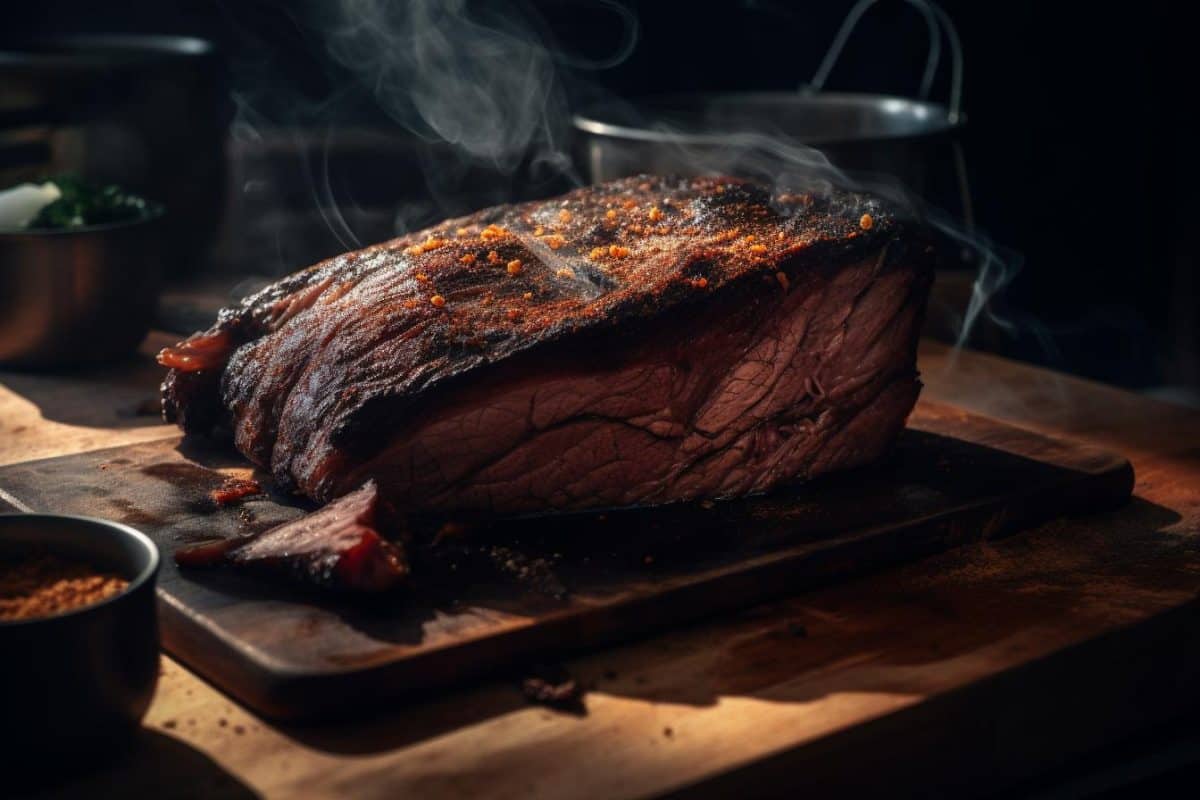 Smoked Bison Brisket