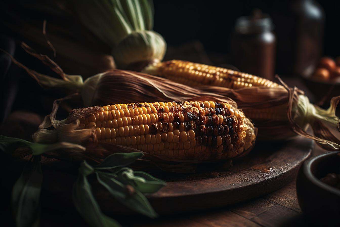 corn on traeger with husk