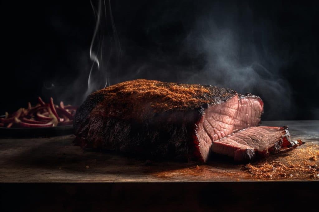 Big Green Egg Smoked Brisket