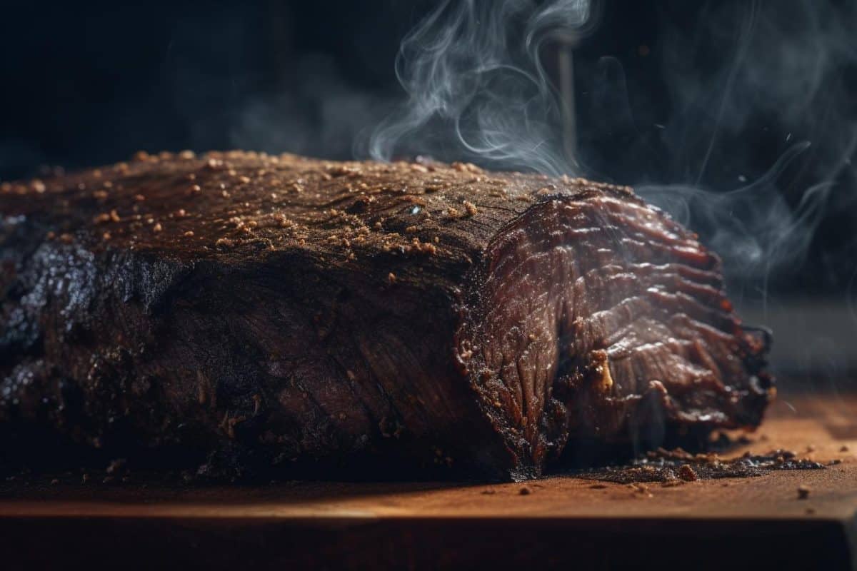 Smoked Bison Brisket