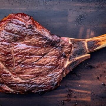 traeger tomahawk steak