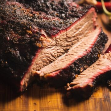 kamado joe smoked brisket