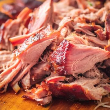 kamado joe smoked pork shoulder