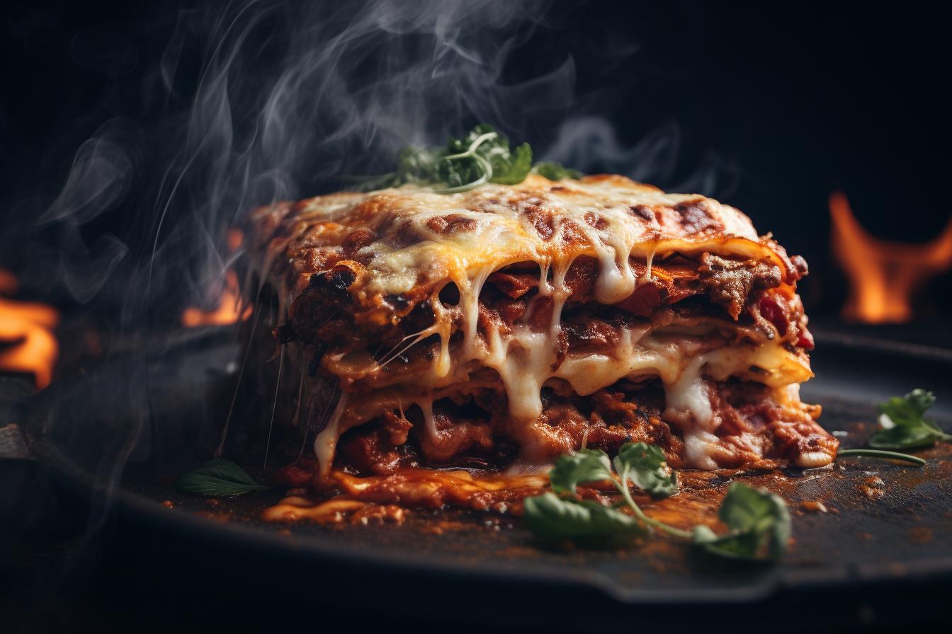 smoked lasagna
