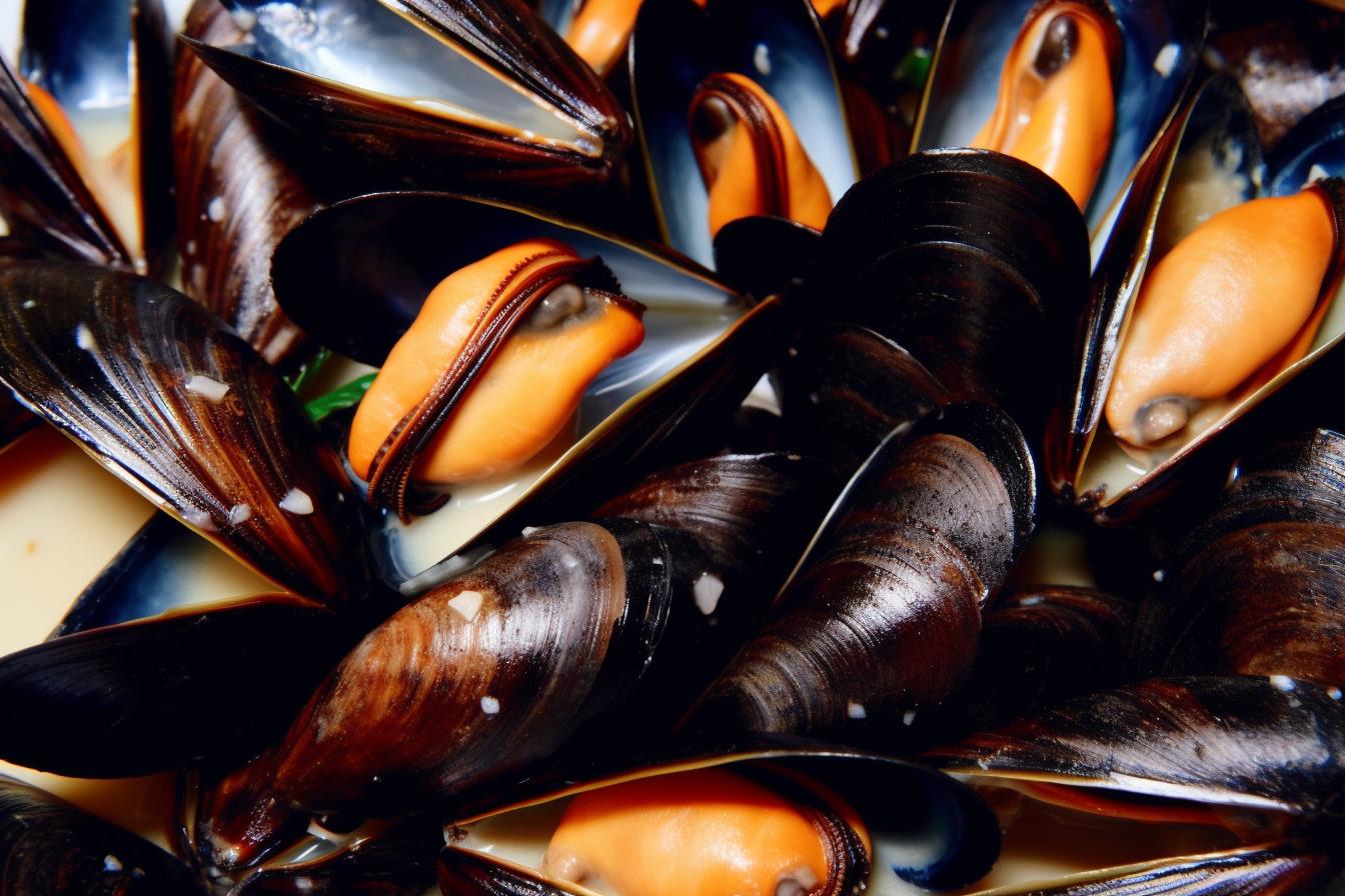 smoked mussels in shell