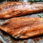 big green egg smoked trout
