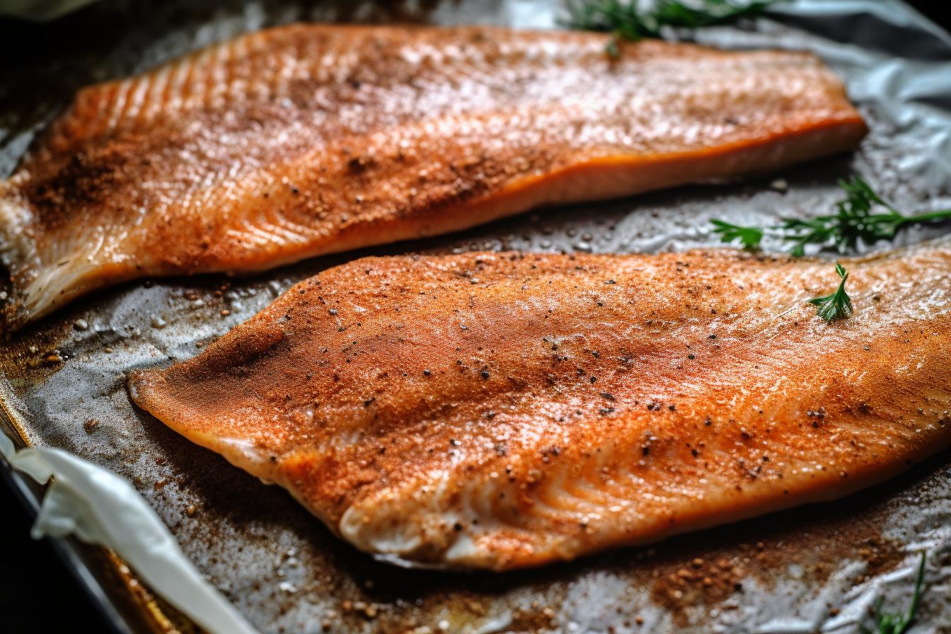 big green egg smoked trout