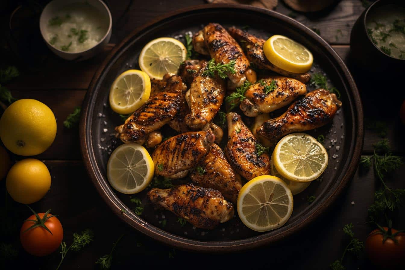 grilled lemon pepper wings