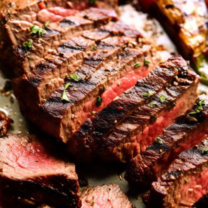 grilled sirloin tip steak