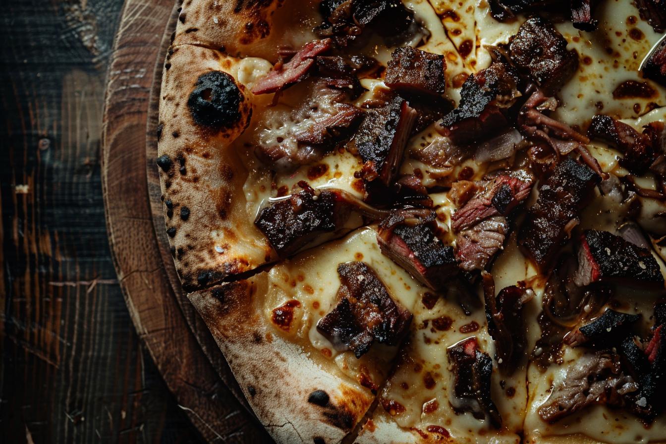 how to smoke brisket and cheese pizza