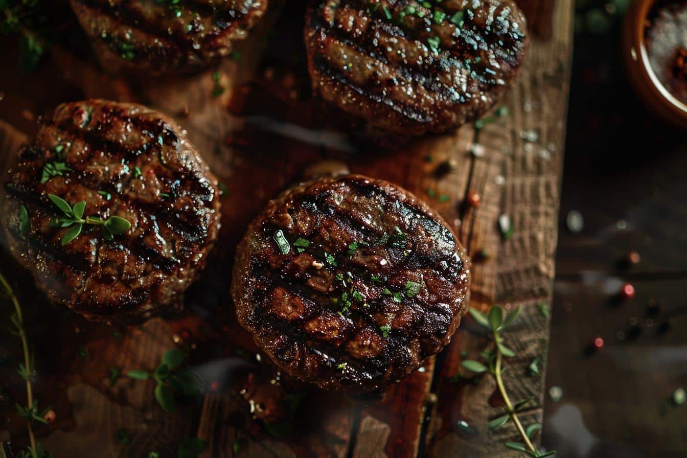 green mountain grill burger recipe