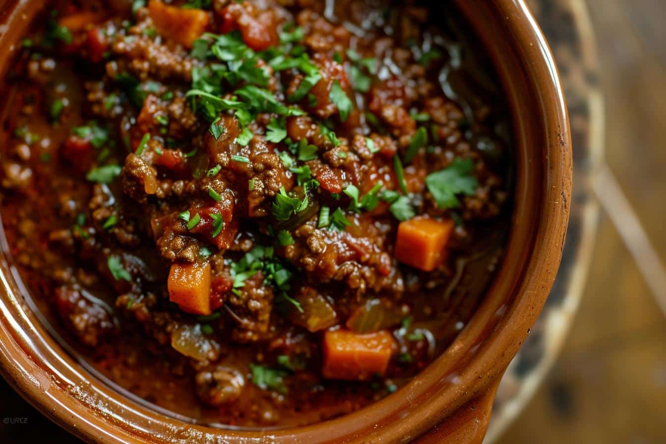 crock pot deer chili