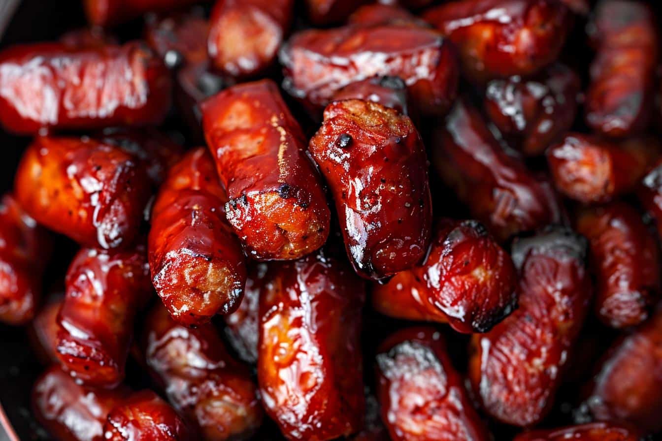 smoked hot dog burnt ends recipe