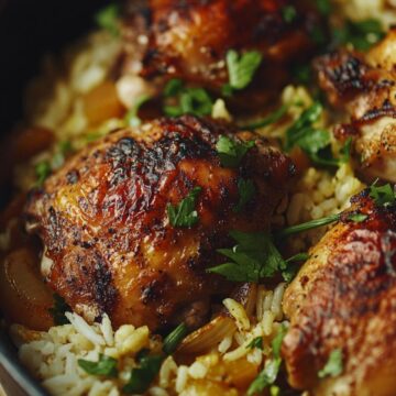 dutch oven rice and chicken