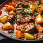 Dutch oven hungarian goulash