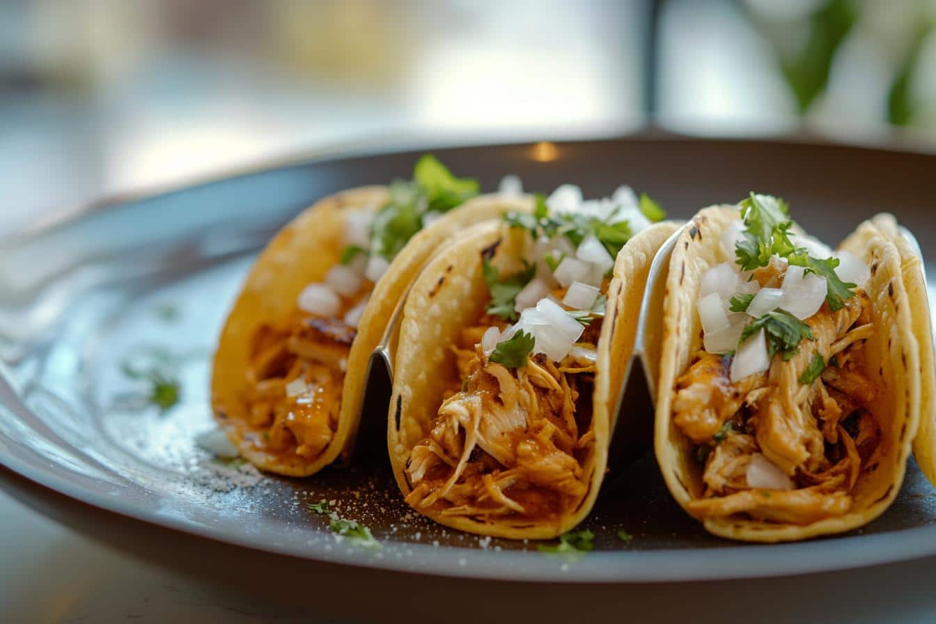 chicken tacos in dutch oven