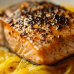 salmon and spaghetti squash