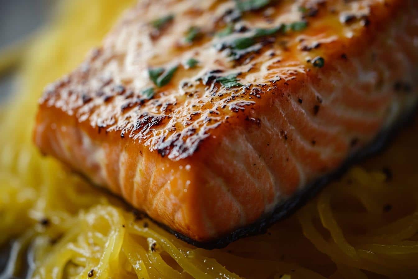 salmon and spaghetti squash recipe