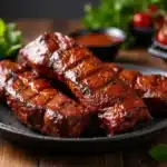 grilled country style ribs