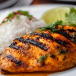 grilled red curry chicken