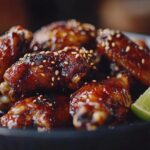 spicy apricot wings