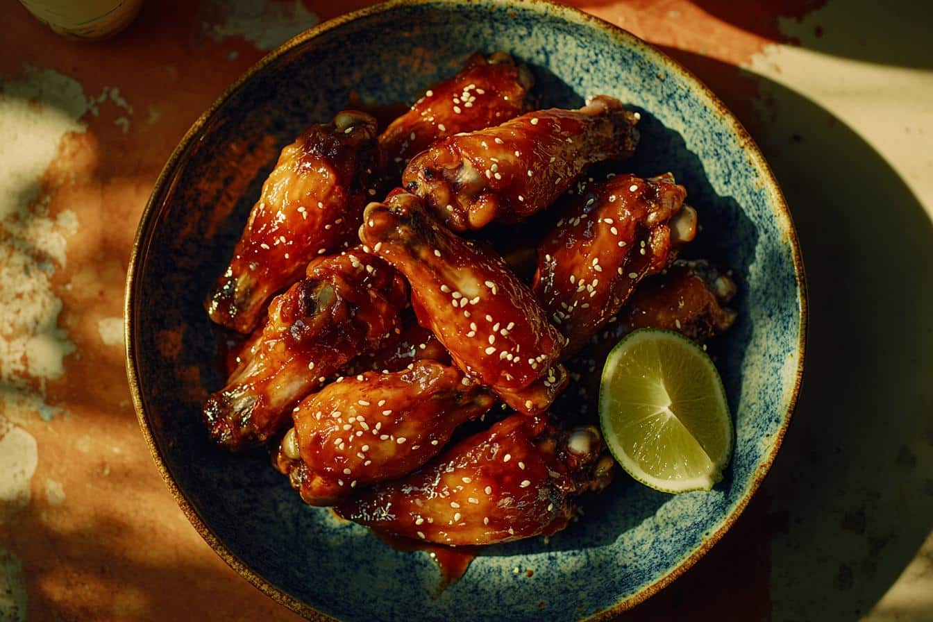 spicy apricot wings recipe