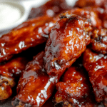 honey bbq smoked wings