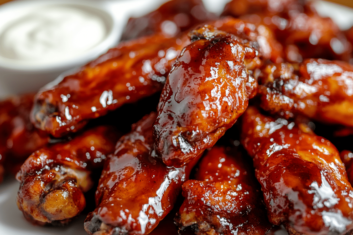 honey bbq smoked wings