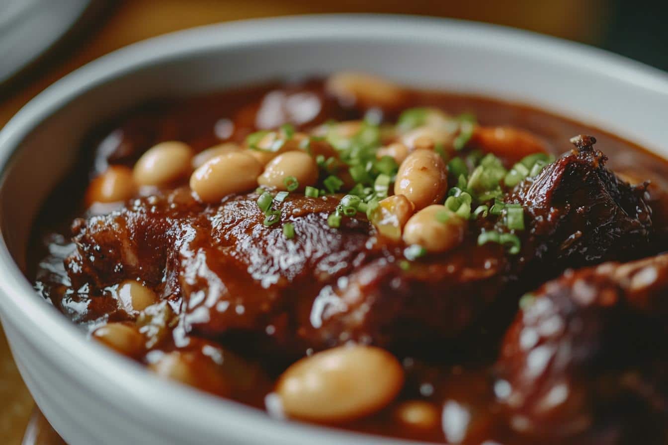 jamaican oxtail stew with butter beans