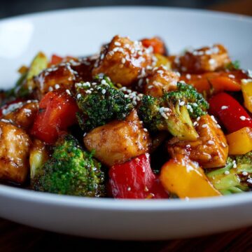 Blackstone chicken stir fry