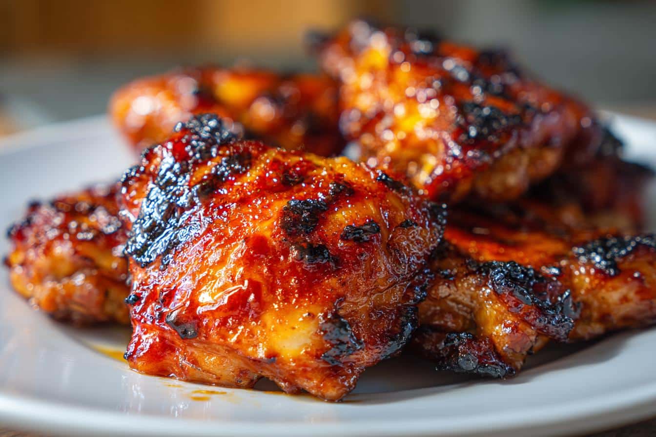 chicken thighs on blackstone