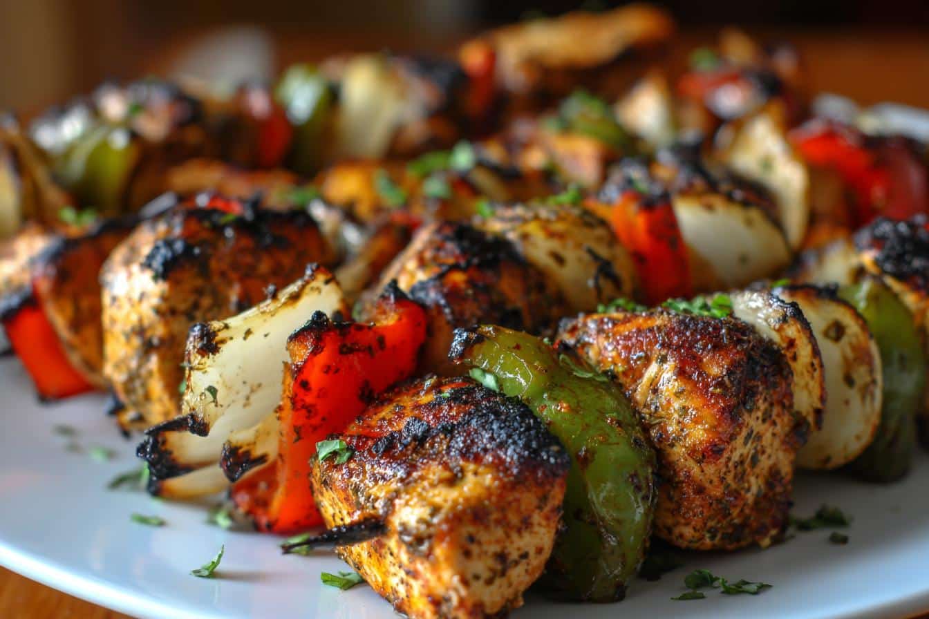 blackstone chicken skewers