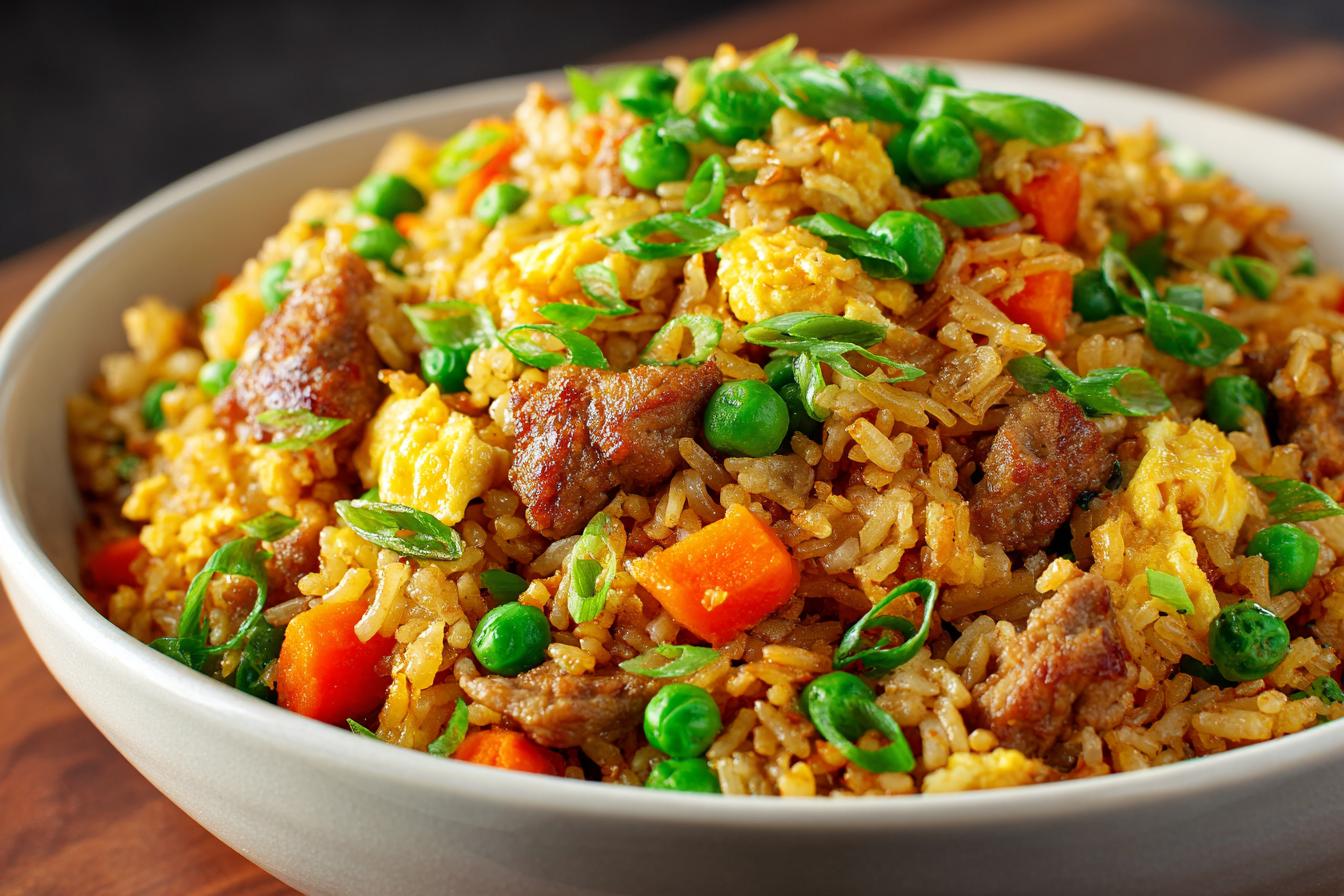 blackstone pork fried rice