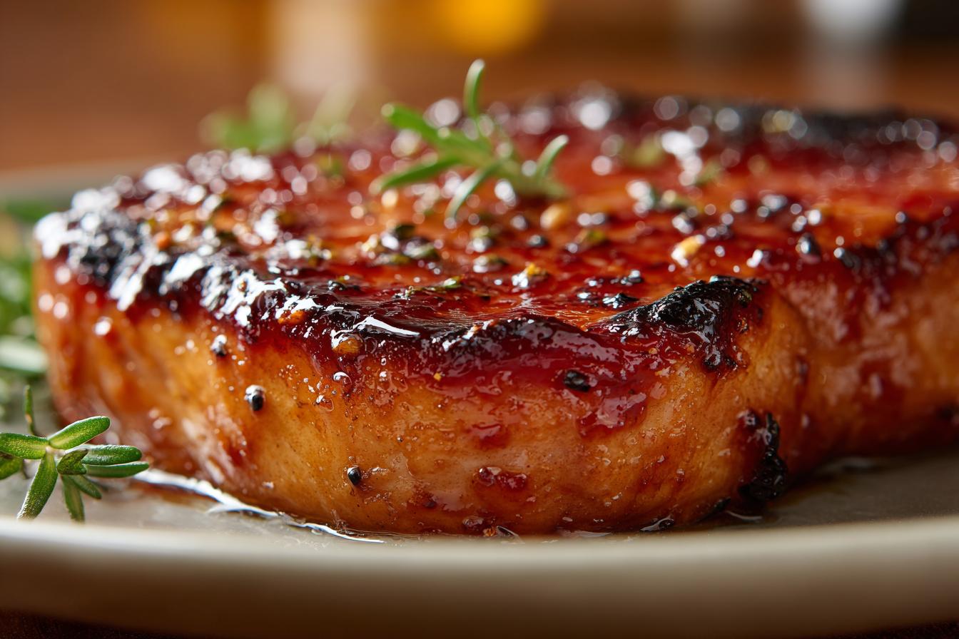 pork chops on blackstone